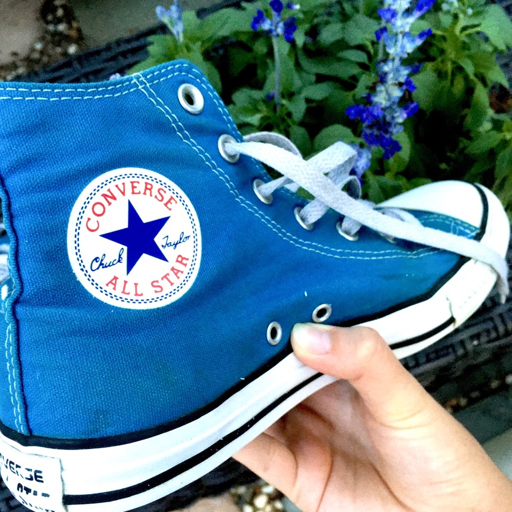 Blue Converse